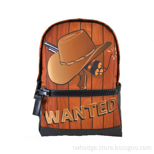 Poly Cute Print Backpack, Travel Bags, Sports Bags (HS390)
